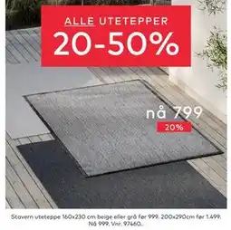 Skeidar Stavern uteteppe tilbud