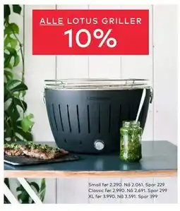 Skeidar ALLE LOTUS GRILLER tilbud