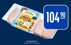 Rema 1000 KYLLING LÅRFILET tilbud