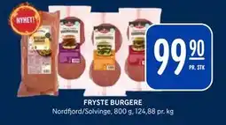 Rema 1000 FRYSTE BURGERE tilbud