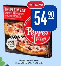 Rema 1000 PEPPES TRIPLE MEAT tilbud
