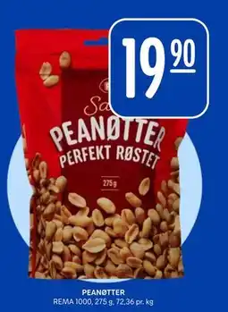 Rema 1000 PEANØTTER tilbud