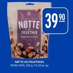 Rema 1000 NØTTE OG FRUKTMIKS tilbud