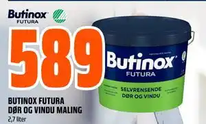 Obs Bygg BUTINOX FUTURA DØR OG VINDU MALING tilbud