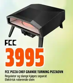 Obs Bygg FCC PIZZA CHEF GRANDE TURNING PIZZAOVN tilbud