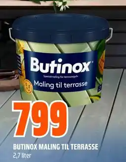 Obs Bygg BUTINOX MALING TIL TERRASSE tilbud