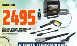 Obs Bygg KÄRCHER K SILENT ANNIVERSARY EDITION HØYTRYKKSSPYLER tilbud