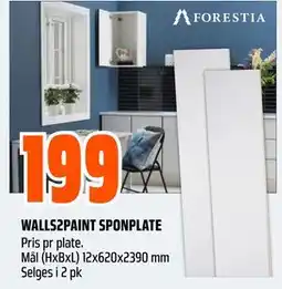 Obs Bygg WALLS2PAINT SPONPLATE tilbud
