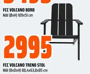 Obs Bygg FCC VOLCANO TREND STOL tilbud