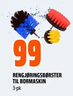 Obs Bygg RENGJØRINGSBØRSTER TIL BORMASKIN tilbud
