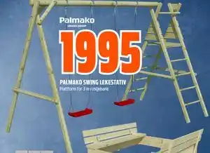 Obs Bygg PALMAKO SWING LEKESTATIV tilbud