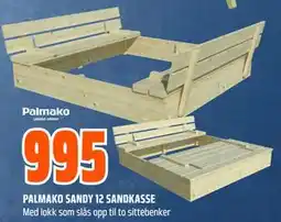 Obs Bygg PALMAKO SANDY 12 SANDKASSE tilbud