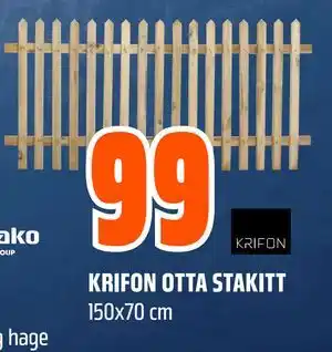 Obs Bygg KRIFON OTTA STAKITT tilbud