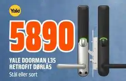 Obs Bygg YALE DOORMAN L3S RETROFIT DØRLÅS tilbud