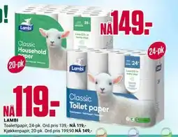 Europris LAMBI tilbud