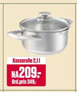 Europris Kasserolle 2,1 l tilbud