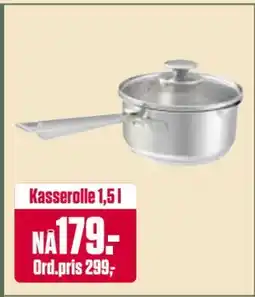 Europris Kasserolle 1,5 l tilbud