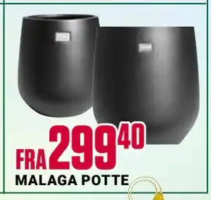 Europris MALAGA POTTE tilbud