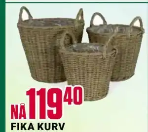 Europris FIKA KURV tilbud