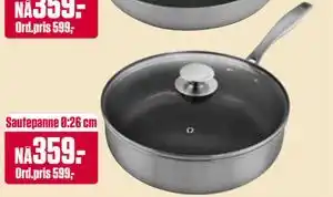Europris Sautepanne Ø:26 cm tilbud