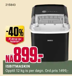 Europris ISBITMASKIN tilbud