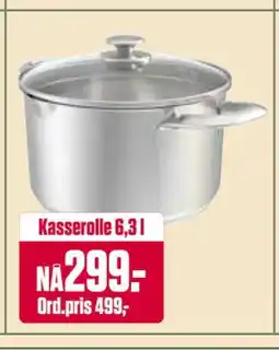 Europris Kasserolle 6,3 l tilbud