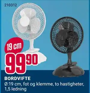 Europris BORDVIFTE tilbud