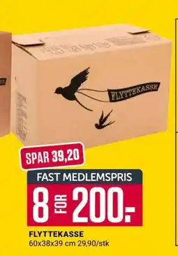 Europris FLYTTEKASSE tilbud