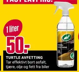 Europris TURTLE AVFETTING tilbud