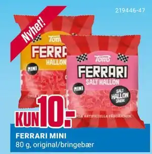 Europris FERRARI MINI tilbud