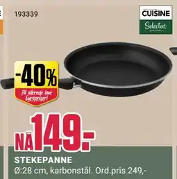 Europris STEKEPANNE tilbud