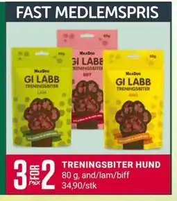 Europris TRENINGSBITER HUND tilbud
