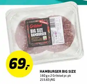 Bunnpris HAMBURGER BIG SIZE tilbud