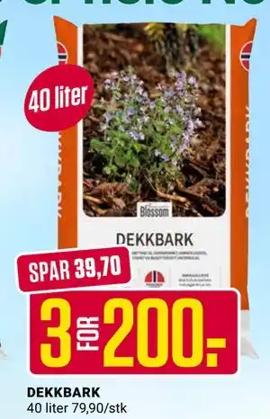 Europris DEKKBARK tilbud
