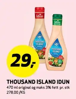 Bunnpris THOUSAND ISLAND IDUN tilbud