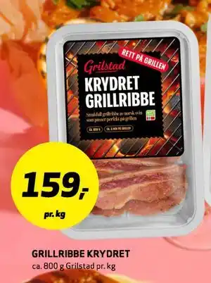 Bunnpris GRILLRIBBE KRYDRET tilbud