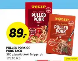Bunnpris PULLED PORK OG PORK TACO tilbud