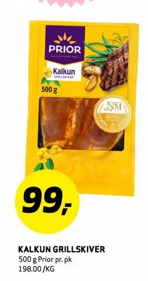 Bunnpris KALKUN GRILLSKIVER tilbud