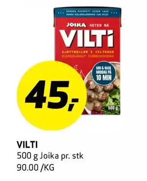 Bunnpris VILTI tilbud
