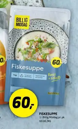 Bunnpris FISKESUPPE tilbud