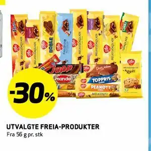 Bunnpris UTVALGTE FREIA-PRODUKTER tilbud