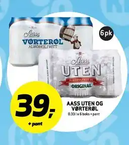 Bunnpris AASS UTEN OG VØRTERØL tilbud