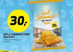 Bunnpris RIFLA SOMMERCHIPS HAVSALT tilbud