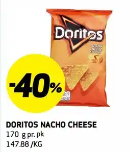 Bunnpris DORITOS NACHO CHEESE tilbud