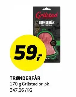 Bunnpris TRØNDERFÅR tilbud
