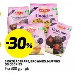 Bunnpris SJOKOLADEKAKE ,BROWNIES, MUFFINS OG COOKIES tilbud