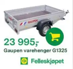 Felleskjøpet Gaupen varehenger G1325 tilbud