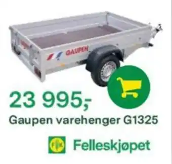 Felleskjøpet Gaupen varehenger G1325 tilbud