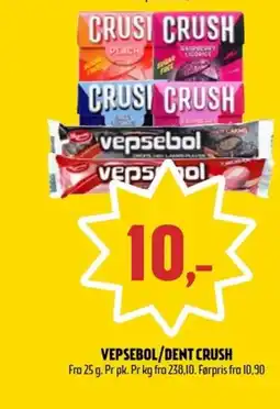 Coop Prix VEPSEBOL/DENT CRUSH tilbud