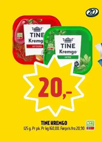 Coop Prix TINE Kremgo tilbud